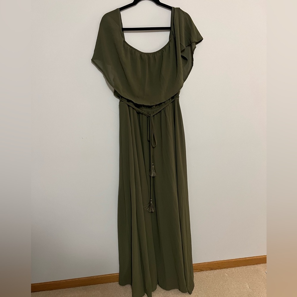 Olive Green Batic Bey Top